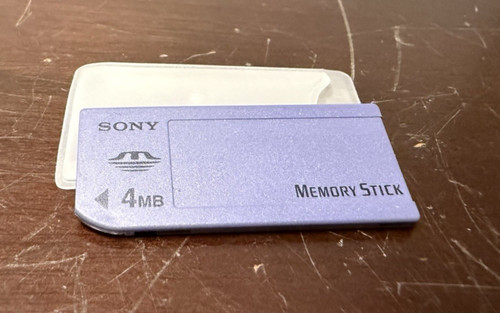 Sony genuine memory stick 4mb - genuine,