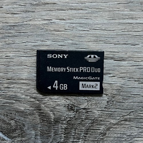 Sony 4gb memory stick pro - memory,